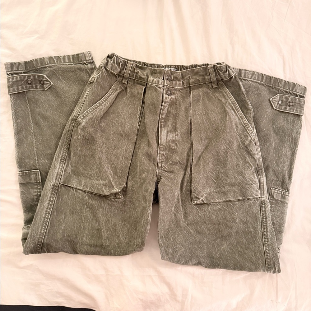 We The Free Olive Cargo Pants